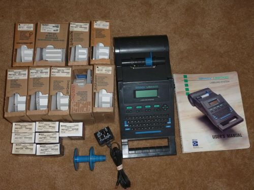 Brady LS2000 Label Printer with Large lot of Labels