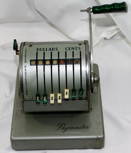 PAYMASTER X-550 CHECK WRITER working but Ugly