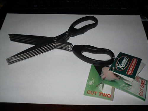 Security scissors by Kamasa.5 pairs of blade.New.