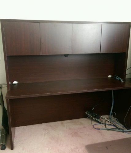 Executive Office Desk with Hutch