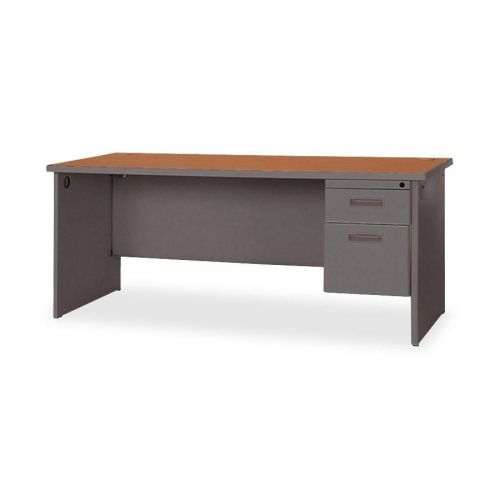 Lorell LLR67176 67000 Series Cherry/Ccl Modular Desking