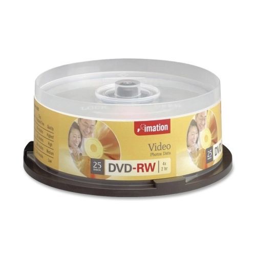 Imation DVD Rewritable Media - DVD-RW - 4x - 4.70 GB - 25 Pack Spindle
