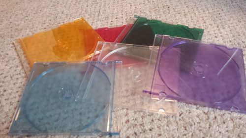 slim cd jewel cases -  lot of 10