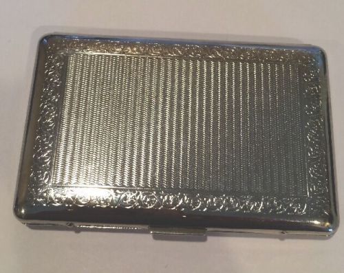 Stainless Steel Engraved Business Card / Calculator Case. Makes A Great Gift !!