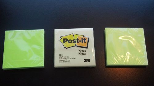 3 Post-it pads - 3&#034; x 3&#034;