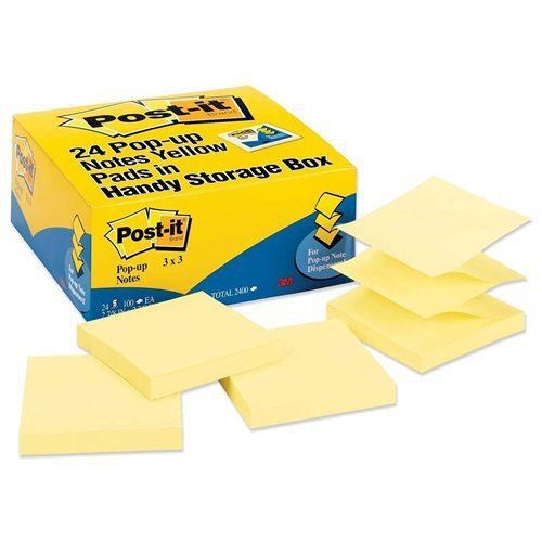 Post-it pop-up note - self-adhesive, repositionable - 3&#034; x 3&#034; - (r33024vad) for sale