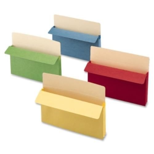Smead 73890 Assortment Colored File Pockets - Letter - 8.50&#034; Width X (smd73890)