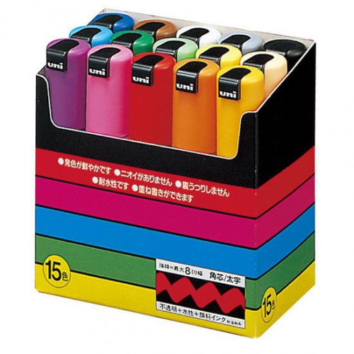 Mitsubishi Pencil / Posuka 15 color set Brand-New Japan