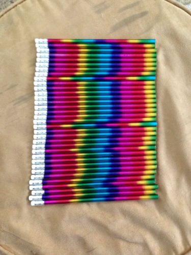 34  Wooden Rainbow Pencils