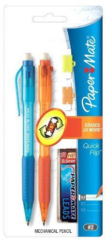 Paper mate quick flip mechanical pencils - #2 pencil grade - 0.7 mm (pap1808781) for sale
