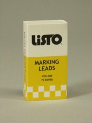 NEW Listo 162 Refill, Box of 72, Yellow