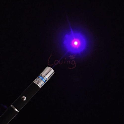 Purple Light Beam Powerful 5mw Laser Single Pointer Pen For Military Focus etc