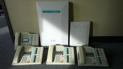Meridian 616 PBX DR5 Software, Flash 4 Voice Mail and Four M7324 Phones