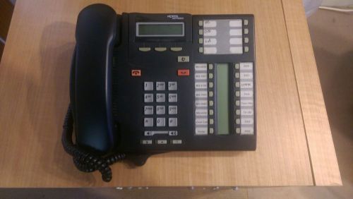 2x Nortel  T7316E Display Telephone NT8B27 Charcoal