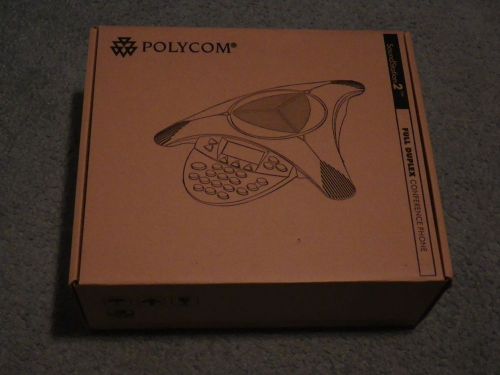 Polycom SoundStation2 Conference Phone (FOR PARTS/NOT WORKING)