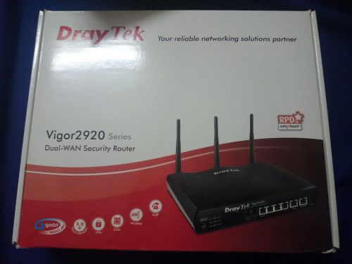 DrayTek Vigor2920 Dual WAN Security Router 2920