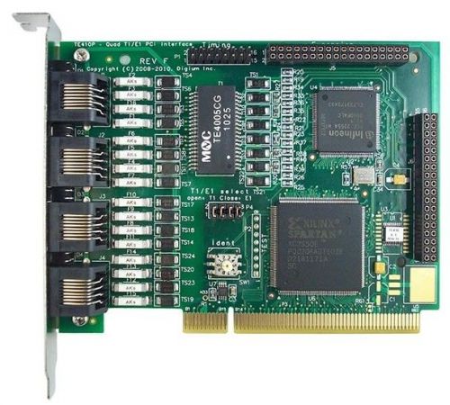 TE210 Dual Ports 2 T1/E1 PCI Digital Card,2 PRI port 60 channels,VOIP IPPBX,3.3V