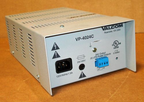 VALCOM VP-4024C 24VOLT DC POWER SUPPLY