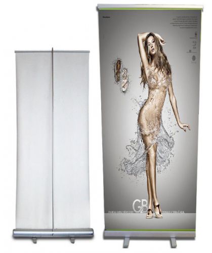 Retractable roll up banner stand with printing for sale