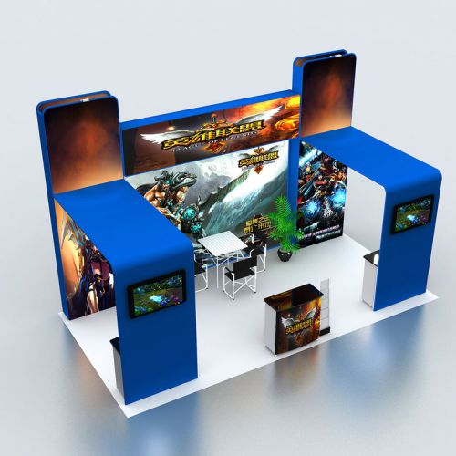 20x10ft customized fast assemble aluminum tradeshow booth exhibition system CA