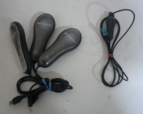 Lot of 3 Plantronics DA60 USB Headset Adapter
