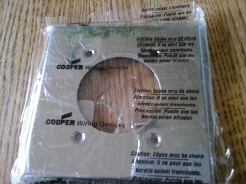 Copper Wiring Range/Dryer Cover Plate Stainless
