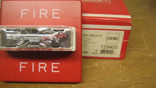 Wheelock strobe lights rss-24mcw-fr - lot of 2 for sale