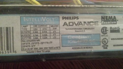 New-4 Lamp Philips Advance Intellivolt ICN-4P32-SC Instant Start Elec Ballast