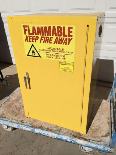 Eagle Flammable Liquid Safety Storeage Cabinet, Model 1925. 11 Gal. Yellow,