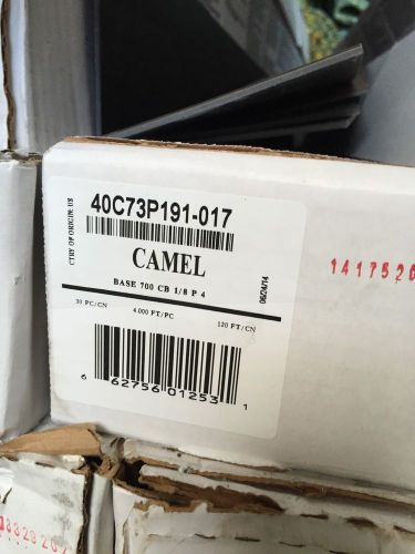 Roppe 1/8 inch 4&#039; x 48&#034; Cove base Camel Color   3,120  Linear feet or 26 Boxes