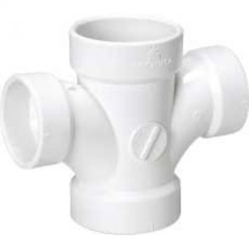 DWV PVC Double Sanitary Tee 4&#034; X 4&#034; X 3&#034; X 3&#034; 92191 National Brand Alternative