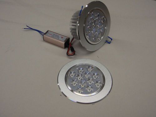 RECESSED LED LAMP KIT  12 WATT / 12 VOLT WITH DRIVER 110-240 VAC COOL WHITE