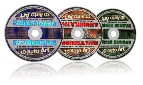 3 Disc Graphics Set 4 Large Format Digital / Vinyl Printer / Plotter &amp; More SAVE