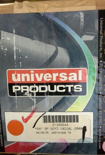 Universal Unical Graphic Orange 24&#034; X 50 Yd Film Vinyl,