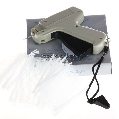 Durable plastic garment clothes price label tag tagging gun tagger with 1000 bar for sale