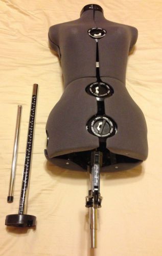 Adjustable Mannequin Dress Form Female Body Torso Display Sewing Base