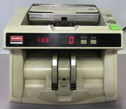 Glory GFB-200 US Currency Cash Bill Counter W/Handle &amp; Power Cord (Parts/Repair)