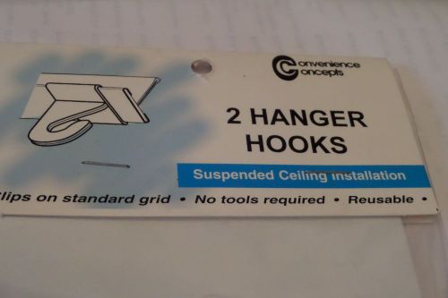 One set drop suspended ceiling hooks   clear for sale