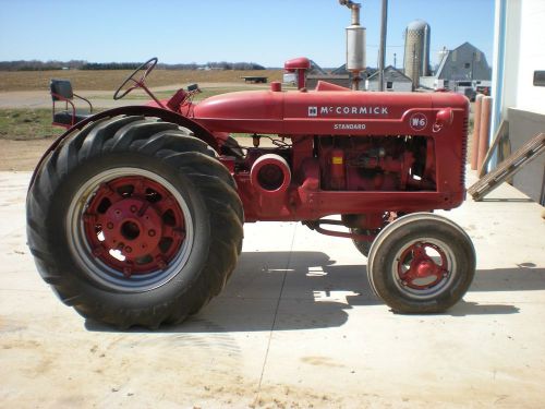 McCormick W-6 Tractor - Serial BK44327 - Runs - Gas - Older Restoration