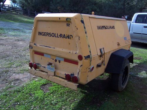 Ingersoll rand air compressor, model 160, tow behind for sale