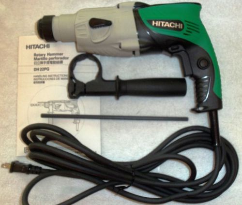 New hitachi 7/8&#034; sds+rotary hammer demolishing drill w/case dh22pg demolition for sale