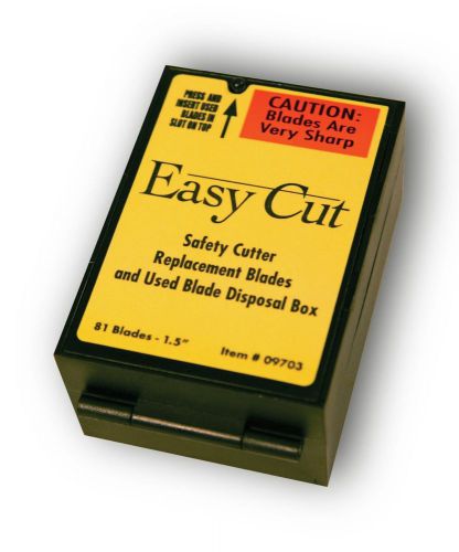 6 BOXES Easy Cut Safety Box Cutter Knife REPLACEMENT BLADES 81 EA/BX  Easycut