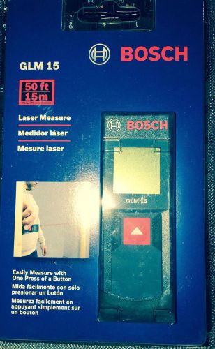 BOSCH GLM15 Compact 50ft. Laser Distance Measuring Tool