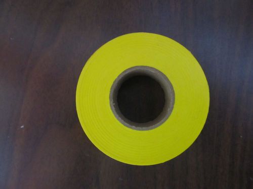 New CH Hanson 300ft Standard Yellow PVC Flagging Tape 1-3/16&#034; Wide #17024   NEW