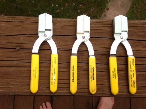 3 Pairs of Clauss 0.018 Wire Strippers