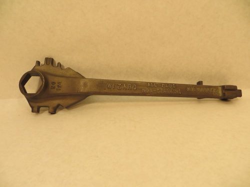Wizard No.121 Brass All-Plug Non-Sparking Bung Drum Wrench