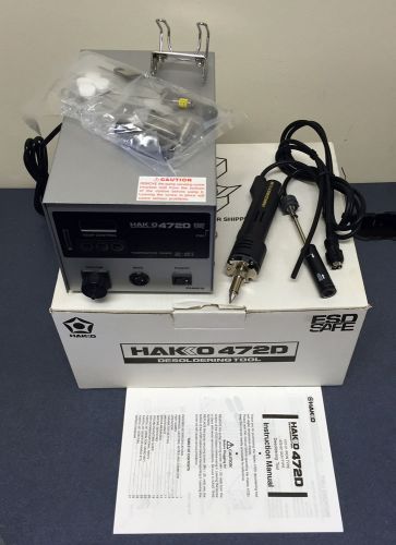 472d-01 hakko desoldering station pencil style esd safe new free shipping for sale