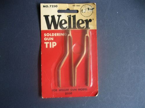 Soldering Gun Tips for Weller D550 D650 8250A (set of 2) -  (7250W style)