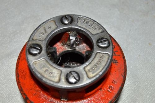 RIDGID 12R SERIES 3/4 INCH NPT PIPE THREAD DIE HEAD