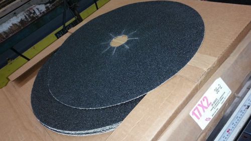 36 grit floor sanding discs for 17&#034; floor buffer w/ 2&#034; arbor sandpaper 20 pack for sale